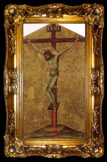 framed  Simone Martini Christ on the Cross, ta009-2